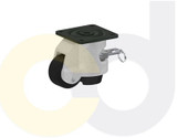 Casterdepot Leveling Casters - Nylon Wheel - Ratchet Adjustment - Capacities Up To 500 Kg. - HC001.0A9