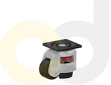 Casterdepot Leveling Casters - Nylon Wheel- Side Thumb Adjustment - Capacities Up To 550 Kg. - HC002.45B
