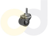 Casterdepot Low Profile Casters - Thermo-Rubber Wheel - Capacities Up To 180 Lbs. - HC016.8C8