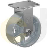 Casterdepot Top Plate Casters - Cast Iron Wheel - Capacities Up To 2500 Lbs. - HC014.211