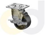 Casterdepot Top Plate Casters - Glass-Filled Nylon Wheel- Capacities Up To 1250 Lbs. - HC016.9D8