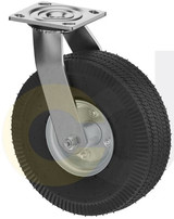Casterdepot Top Plate Casters - Pneumatic Wheel - Capacities Up To 450 Lbs. - HC015.100