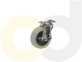 Casterdepot Top Plate Casters - Thermo-Rubber Wheel - Capacities Up To 110 Lbs. - HC003.414