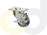 Casterdepot Top Plate Casters - Thermo-Urethane Wheel - Capacities Up To 350 Lbs. - HC015.BDB