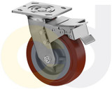 Casterdepot Top Plate Casters - Thermo-Urethane Wheel - Capacities Up To 800 Lbs. - HC000.344