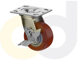 Casterdepot Top Plate Casters - Thermo-Urethane Wheel - Capacities Up To 800 Lbs. - HC016.761