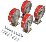 Casters For Steel Hoppers - HD-CK4-PU8-2