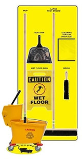 Clean & Mop Store-Boards™ & Combo Kits - PSB121YLBK