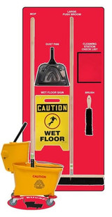 Clean & Mop Store-Boards™ & Combo Kits - PSB621RDBK