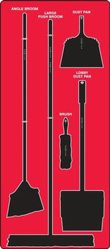 Clean & Sweep Store-Boards™ & Combo Kits - PSB714RDBK