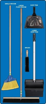 Clean & Sweep Store-Boards™ & Combo Kits - PSB716BUWT