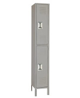 Double Tier Steel Lockers - H5222SU-GRAY