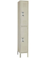 Double Tier Steel Lockers - H5222SU-PUTTY