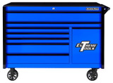 Dx Series Roller Cabinet With Power Tool Drawer & Extreme Power Workstation® Hutch - HDX552508RC-BLBK