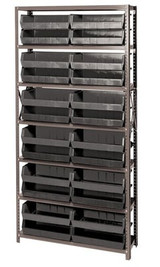 Giant Open Hopper Bin Storage System - HQSBU-245-BK