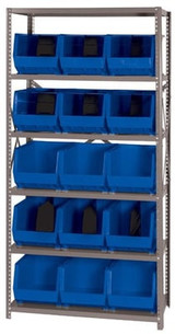 Giant Open Hopper Bin Storage System - HQSBU-260-B