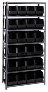 Giant Open Hopper Bin Storage System - HQSBU-265-BK