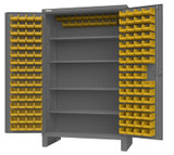 Heavy Duty Cabinets With Hook-On-Bins® & Shelves - HHDC48-144B-4S95