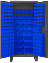 Heavy Duty Storage Cabinets With Hook-On Bins - HHDC36-126-5295