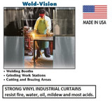 Industrial Curtain Systems/Standard - Weld-Vision - H14061808-GY