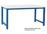 Kennedy Series Workbench W/Cleanroom Laminate Top - HKCR3696-GR/BEI TOP