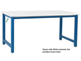 Kennedy Series Workbench W/Cleanroom Lisstat™ Esd Static Control Laminate Top - HKDCR36120-WH/BEI TOP