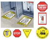Mighty Floor Signs - HNOPEDESTRIANTEXT16