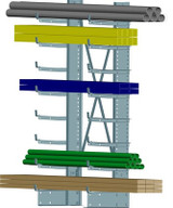 Minitree® Light Duty Cantilever Racks - HMT251CD36