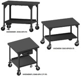 Mobile Heavy Duty Workbenches - HHDWBMFL-3036-6PH-95