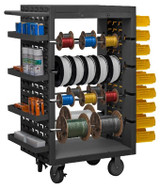 Mobile Wire Spool Rack - HMWSR8-LP-95