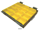 Mobile Work Stations Optional Bin Drawer - HBD18B-BL