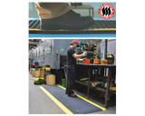 Nitricell® Diamond-Plate Spongecote® - 414.1516X3X10BK
