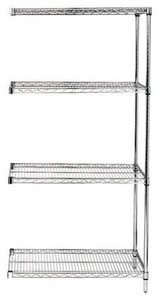 Quantum Storage Chrome Wire Shelving - HAD86-1248C