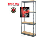Rivet-Rak™ Steel Shelving - Bulkmaster - H84-3648-4T