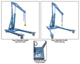 Ruger Adjustable Leg Straddle Crane - HHP-2A