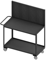 Shelf Carts/Workstations With Panels - HRSC-2436-2-PB-95