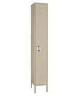 Single Tier Steel Lockers - H5032SU-PUTTY
