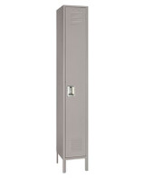 Single Tier Steel Lockers - H5092-GRAY