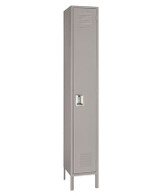 Single Tier Steel Lockers - H5112SU-GRAY
