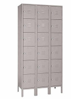 Six Tier Steel Lockers - H53623-GRAY