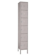 Six Tier Steel Lockers - H5362SU-GRAY