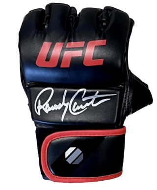 Signed Randy Couture glove giveaway
