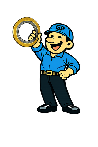 Willie holding spiral wound gasket