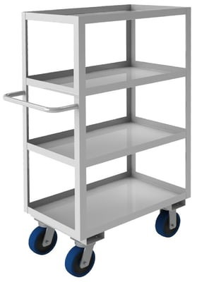 Stainless Steel Shelf Stock Carts - HSRSC1618242FLD5PU