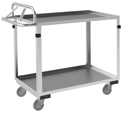 Stainless Steel Shelf Stock Carts - HSRSCE2022362ALU4PU