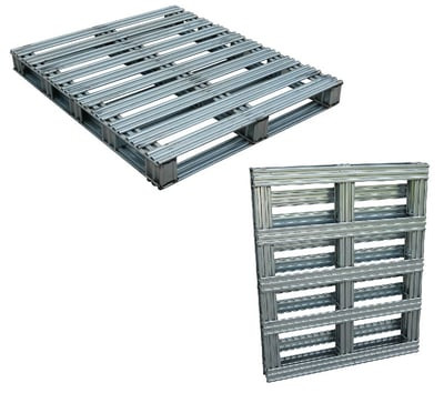 Steel Pallets With Hot-Dipped Galvanized Finish - HSPL-4048