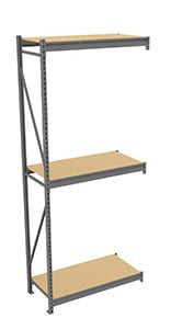 Tennsco Bulk Storage Racks - HBU-4824120PA