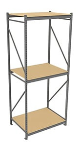 Tennsco Bulk Storage Racks - HBU-4836120PS