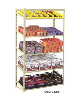 Tennsco Sloping Shelf Units - HZT7-4824S-5-SA