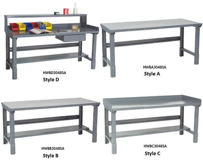 Tri-Boro Work-Master Work Benches - HWBA3672SA